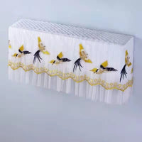 Air Conditioner Dust Cover with Anti-Direct Blow Feature, Full Coverage Wall-Mounted AC Unit Protector
