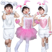 Children's Big Bad Wolf, Little Red Riding Hood, Lamb, or Rabbit Animal Performance Costume for Kindergarten