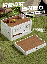 Large Foldable Outdoor Camping Storage Box Car Trunk Organizer Portable Picnic Container