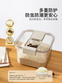 Modern Home Food Grade Rice Dispenser with Insect-Proof and Moisture-Proof Storage