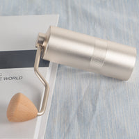 Upgraded Manual Coffee Grinder Portable Hand-crank Coffee Mill with CNC Grinding Core, Gift Box Set