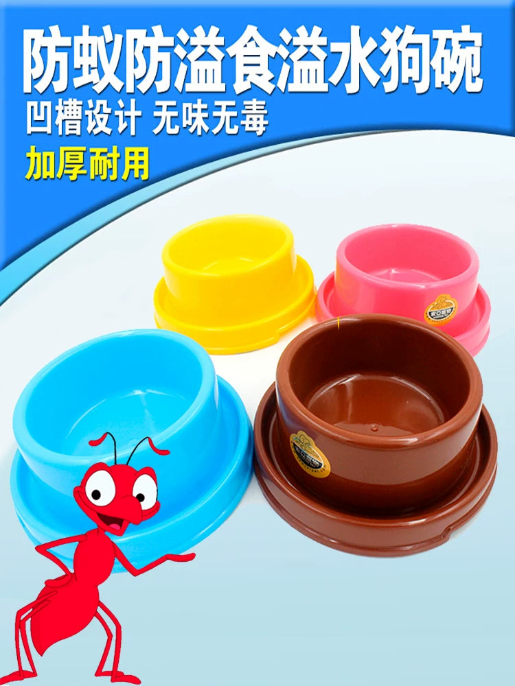 Ant-Proof Outdoor Pet Bowl for Cats and Small Dogs, Food and Water Feeder