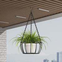 Iron Art Hanging Planter Basket for Indoor Plants