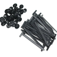 Automotive Fastener Rivet Clips for Underbody, Mudguard, Fender, Trunk Liner - Universal Push Pin Retainers