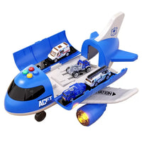 Aircraft Carrier Toy with Ejection Launch and Alloy Cars for Kids