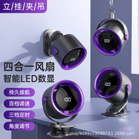 Portable USB Rechargeable Desk Clip Fan for Bedroom Office Dorm
