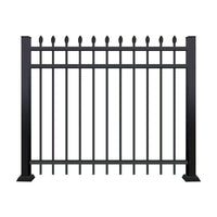 Zinc Steel Anti-Climb Fence Panel for Outdoor Walls and Schools