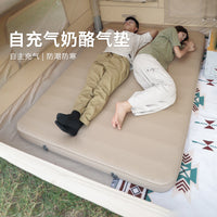 Wolf Walker Self-Inflating Camping Mat with Thickened Sponge for Outdoor Picnic and Moisture Protection