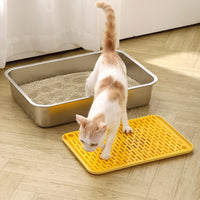 Cat Litter Mat Anti-Tracking Pad for Litter Box, Spill-Proof Pet Mat