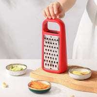 Multi-functional Rotary Cheese Grater and Vegetable Slicer with 3 Blades