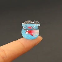 Miniature Simulation Fish Tank Micro Landscape Ornament for Office Desk