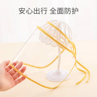 Infant Anti-Droplet Face Shield Hat for Newborns and Toddlers, Detachable Protective Outdoor Cap
