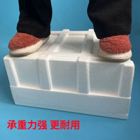 Insulated Foam Cooler Box for Seafood, Produce, Meat, and Plants - Thickened High-Density Design