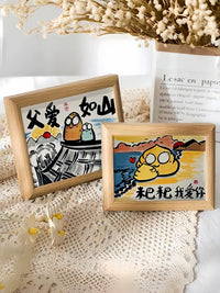 Father's Day Gift Picture Frame with Humorous Calligraphy for Dad