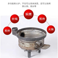 Heavy-Duty Car Hub Wood Burning Stove for Outdoor Cooking and Camping
