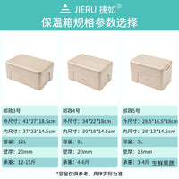 JIERU EPP Insulated Shipping Box for Perishable Food Delivery