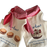 Pet Dog Cat Summer Thin Sailor Collar Vest for Maltese Teddy