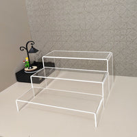 Acrylic U-Shaped Display Riser for Collectibles and Retail