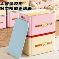 Dopamine Kids Toy Storage Box with Lid for Living Room Building Blocks Dolls Snacks Sundries Organizer