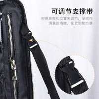PU Leather Fishing Tackle Storage Bag Waterproof Multi-functional Fishing Tool Box for Hooks and Lines