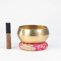 Hand-Hammered Brass Singing Bowl Set for Meditation, Yoga, and Sound Therapy