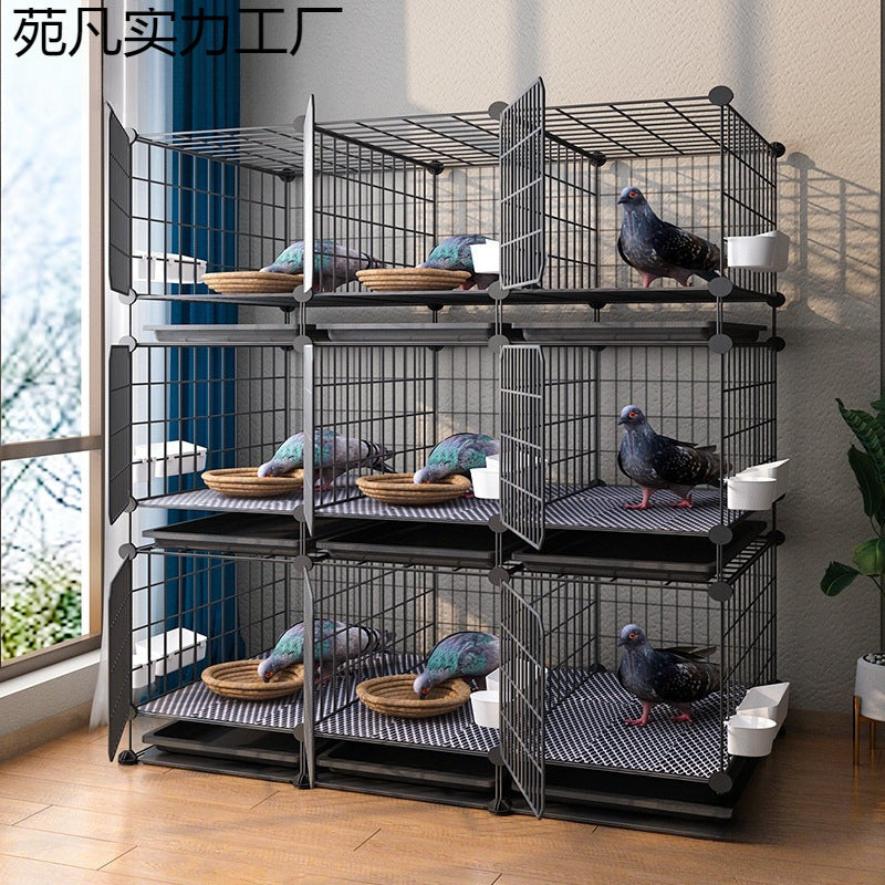 Extra Large Pigeon Breeding Cage for Homing Pigeons and Meat Pigeons, Multi-Tier Pigeon House