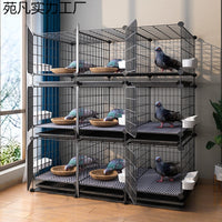Extra Large Pigeon Breeding Cage for Homing Pigeons and Meat Pigeons, Multi-Tier Pigeon House