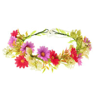 Floral Garland Headband for Brides, Bridesmaids, and Photoshoots