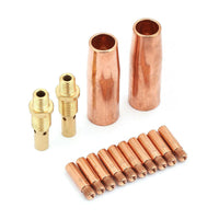 24-Piece S100L MIG/MAG Welding Consumable Kit with Contact Tips and Nozzles