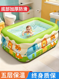 Inflatable Swimming Pool for Kids & Babies, Thickened Family Indoor/Outdoor Play Pool