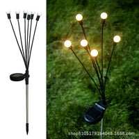 Solar Outdoor Waterproof Firefly Garden Lights for Landscape Decoration