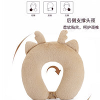 U-Shaped Neck Pillow for Travel, Office, and Napping - Ergonomic Head Support for Students and Drivers