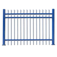 Zinc Steel Anti-Climb Fence for Parks, Villas, and Outdoor Security
