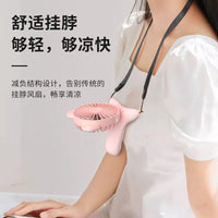 Foldable Handheld Fan, Ultra-Long Battery Life, Quiet Portable Neck Fan for Travel and Outdoor Use