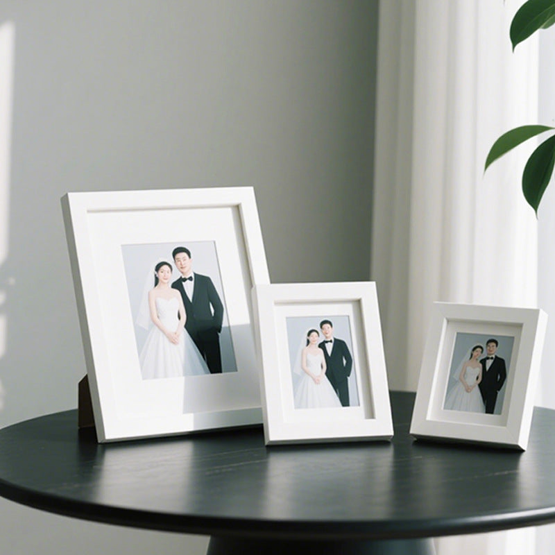 Wooden Picture Frame for Wedding Certificate or Photos, Desktop Display, 5x7 to 8x10 inch