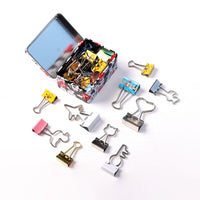 Cartoon Animal Tail Clip Blind Box Assorted Metal Binder Clips for Office and School