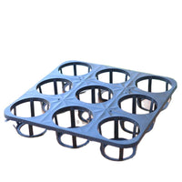 Orchid Seedling Tray with Multiple Holes for Breathable Potting, Succulent Planter Base