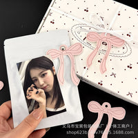 INS Pink Irregular Bowknot Gift Tags for DIY Decoration and Greeting Cards