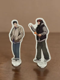Acrylic Display Stand for Perler Beads, KT Board, Badges, and Cards - Clear Card Holder Clips