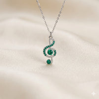 Vintage Silver Diamond Music Note Necklace for Women