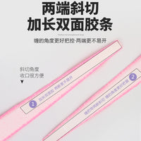 2m PU Leather Non-Slip Fishing Rod Handle Wrap Tape with Rod Stop