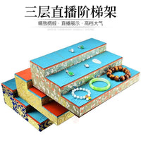 Tiered Jewelry Display Stand for Live Streaming and Retail