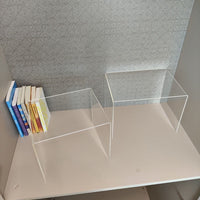 Acrylic U-Shaped Display Riser for Collectibles and Retail