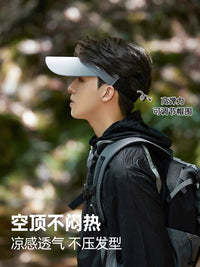 Woodpecker Men's UV Protection Sun Visor Hat for Outdoor Sports Fishing Cycling