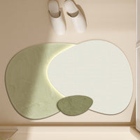 Diatomaceous Earth Absorbent Bathroom Mat Quick Dry Non-Slip Entrance Rug