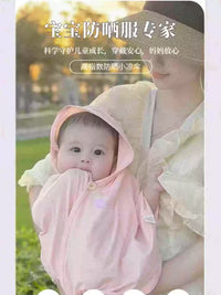 UPF50+ Baby Sun Protection Cape Thin Ice Silk Cooling Shawl for Kids Outdoor