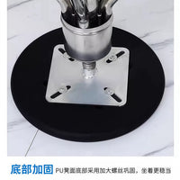 Commercial Stainless Steel Swivel Lift Stool for Workshops, Labs, and Medical Facilities