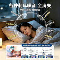 Noise Cancelling Earplugs for Sleep, Soft Rebound, Hypoallergenic, Professional Sound Blocking