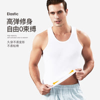 Men's 100% Cotton Sleeveless Undershirt Tank Top for Sports & Casual Wear