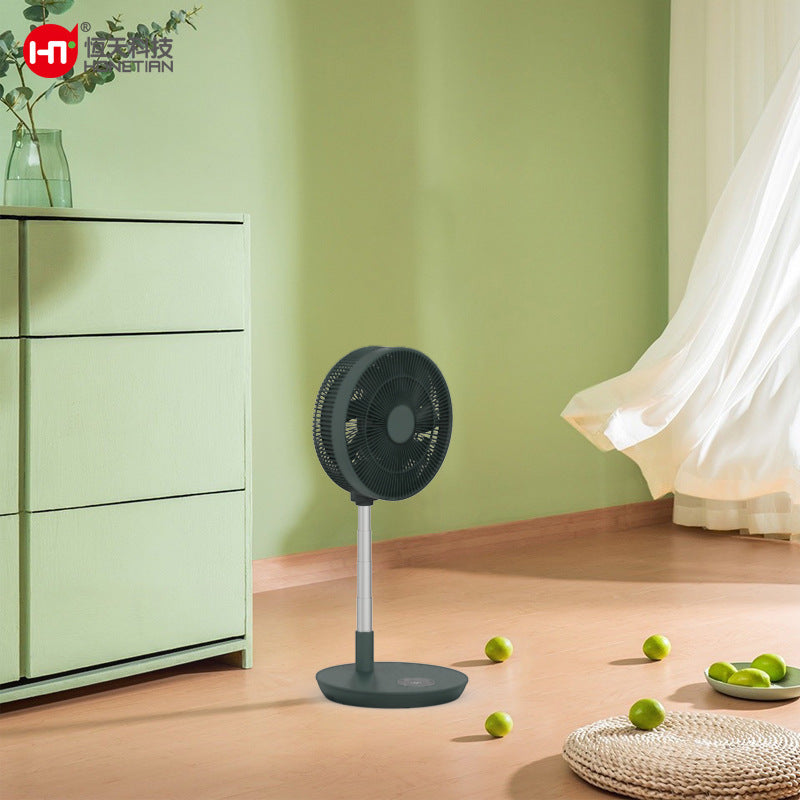 USB Rechargeable Folding Fan for Outdoor Camping and Home Use, Portable Telescopic Wireless Fan